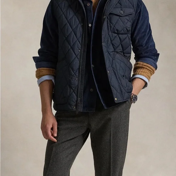 Polo Ralph Lauren Quilted Navy Vest